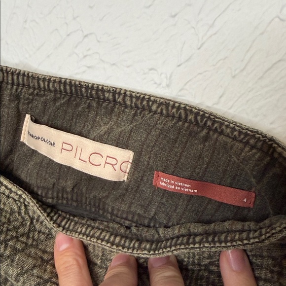 Anthropologie Pilcro A-Line Skirt Women's Mini
Cotton Quilted Back Zip size 4 - Picture 4 of 10